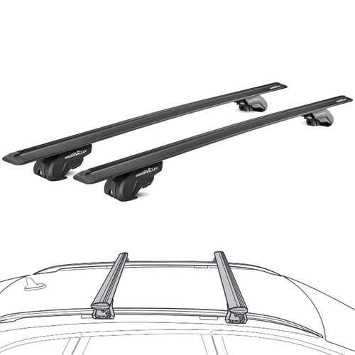 Aerodynamic roof rack - roof,